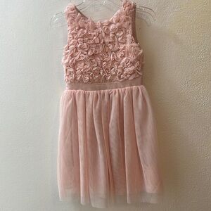 NWT H&M Elegant Pink Floral Kids Dress
